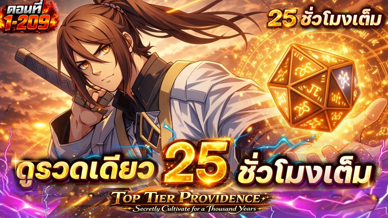 [ตอนที่1-209] :ฝึกเงียบ 1,000 ปี…โผล่มาทีเดียว สวรรค์แตก!! [25 ชั่วโมงเต็ม] #ดูให้ตาแฉะ