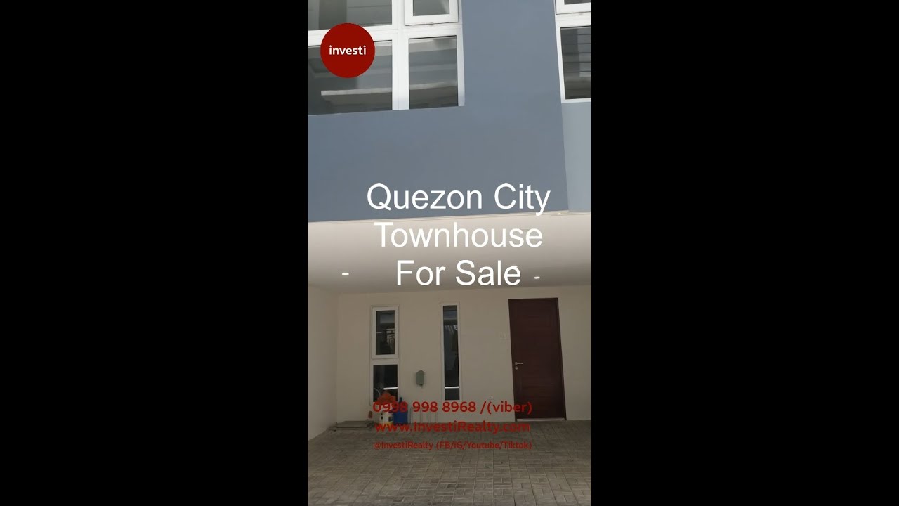 Quezon City Townhouse for Sale, Tomas Morato, Scout  #houseforsale #housetourph #townhouseforsaleph