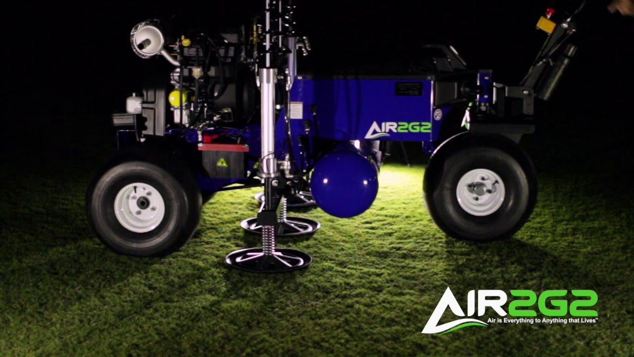 Golf, Sports. Lawns: Air2G2 Air Injection for Soil Health, Ease Compaction