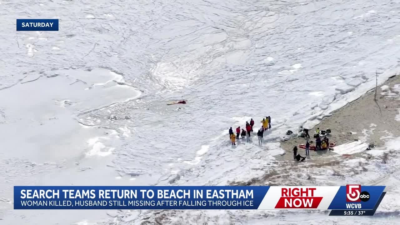Authorities identify couple that fell through ice on Cape Cod