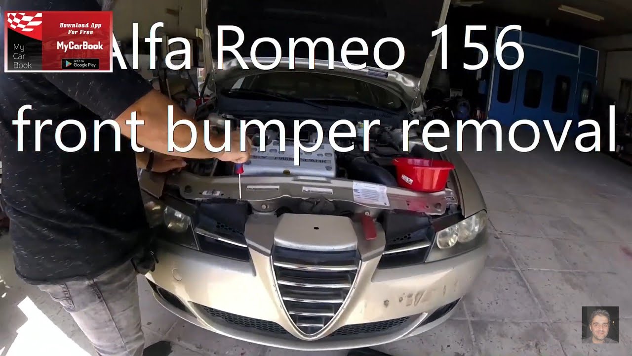 Alfa Romeo 156  front bumper removal