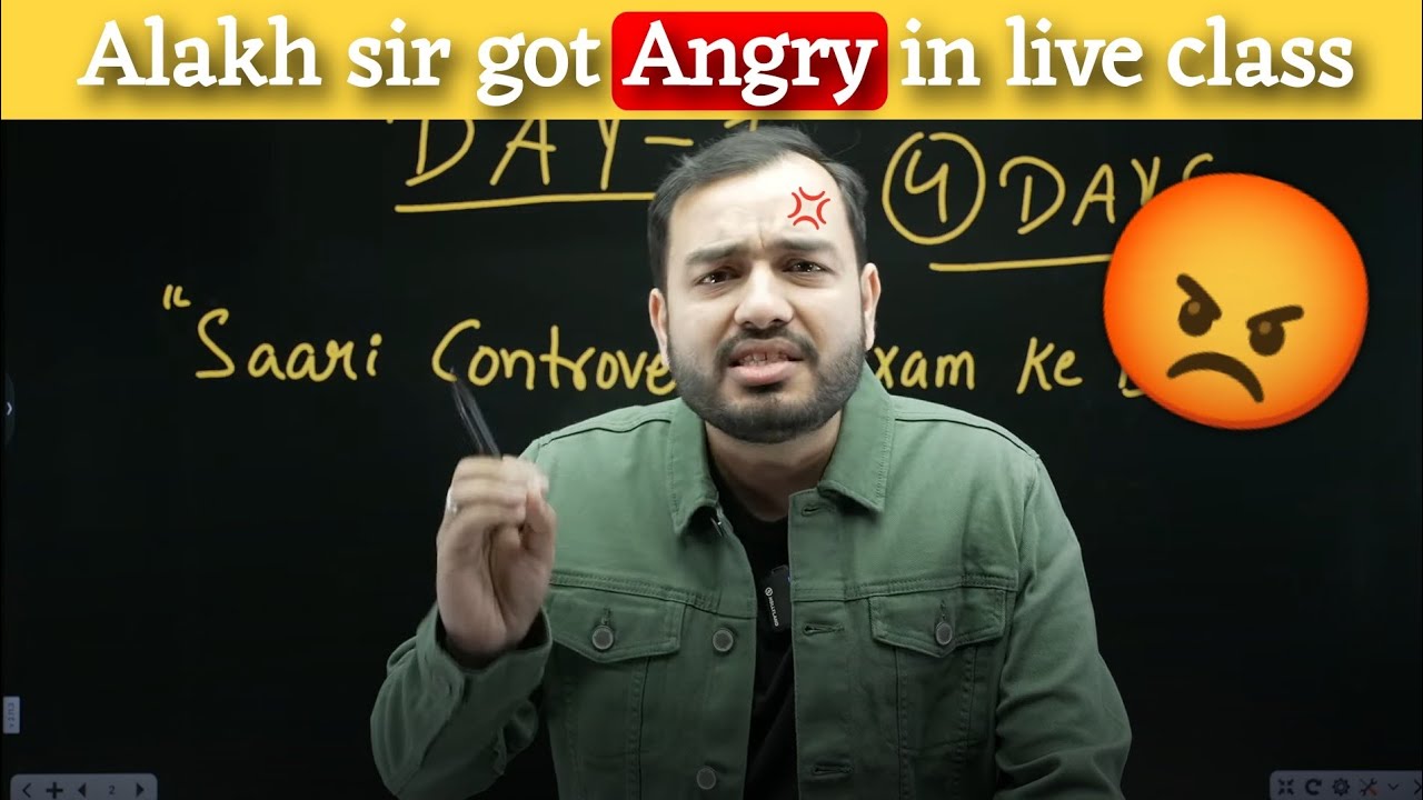 Alakh sir replying to latest Controversy (PHYSICS WALLAH)