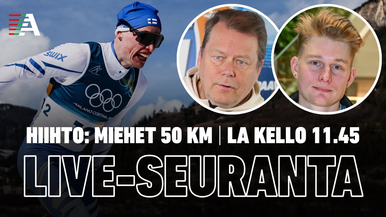 🚨 LIVE-SEURANTA: Tämä on Iivo Niskasen tilanne! Miesten 50 km hiihto | Milano-Cortina 2026