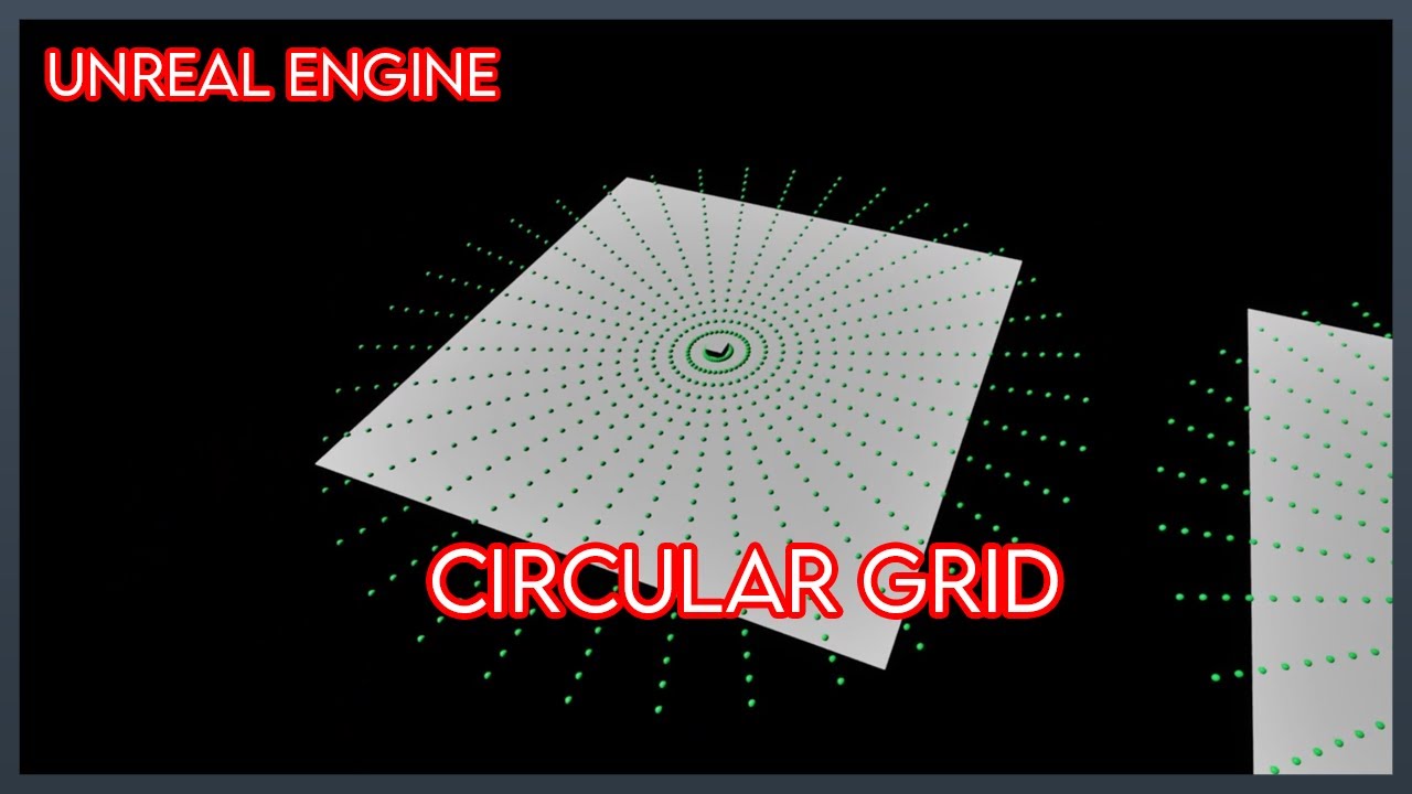Unreal Engine - Circular Grid tutorial