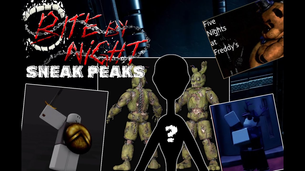 THIS UPCOMING FNAF ASYM GAME HAVE THE BEST SNEAK PEAKS || BITE BY NIGHT