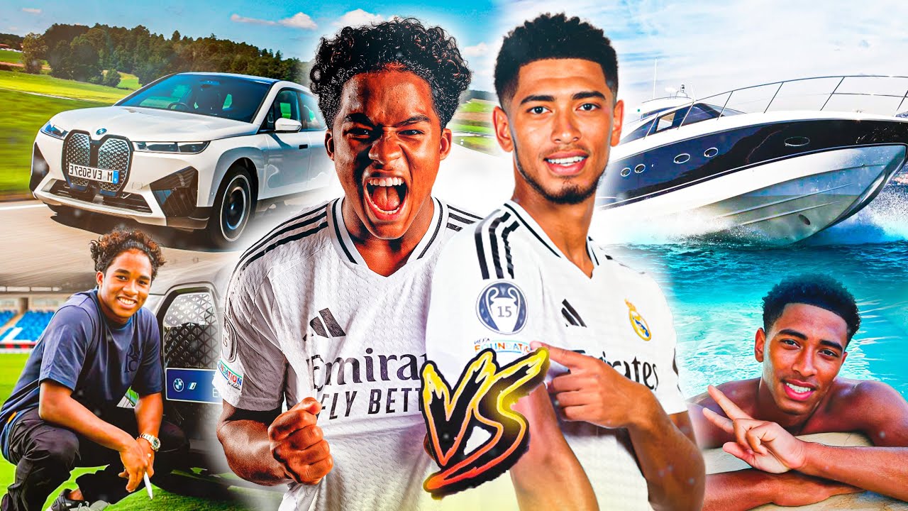 ENDRICK VS JUDE BELLINGHAM: Qual Jogador do Real Madrid Tem a Vida Mais Luxuosa?