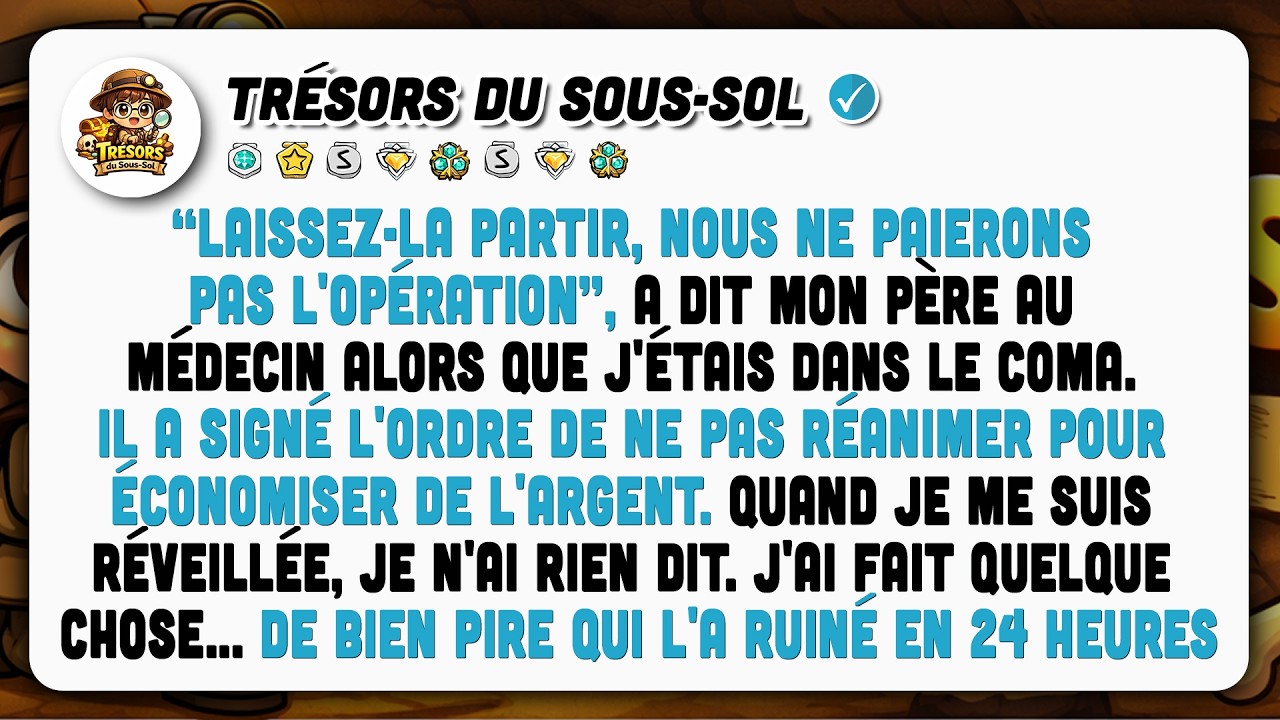 Mon Père A Signé Un Refus De Réanimation Pour Économiser. 72h Après, Il A Tout Perdu.