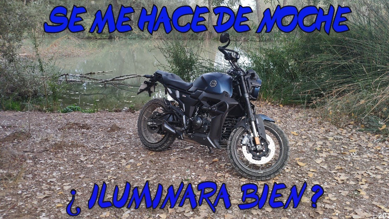 TRASTEANDO AL ANOCHECER CON LA ZONTES G1 125 X