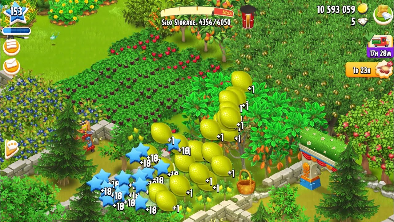 Hay Day Tree Farming #hayday 