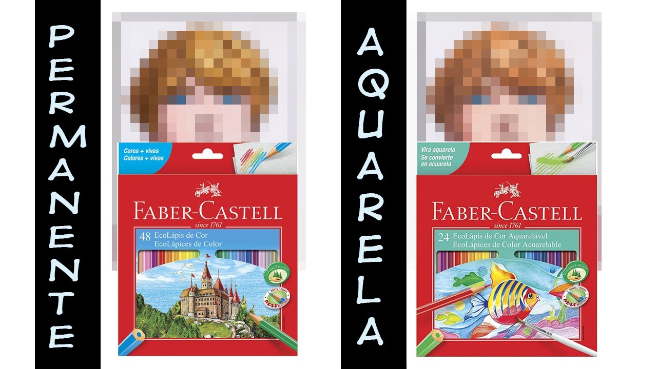 LÁPIS DE COR PERMANENTE X LÁPIS DE COR AQUARELA