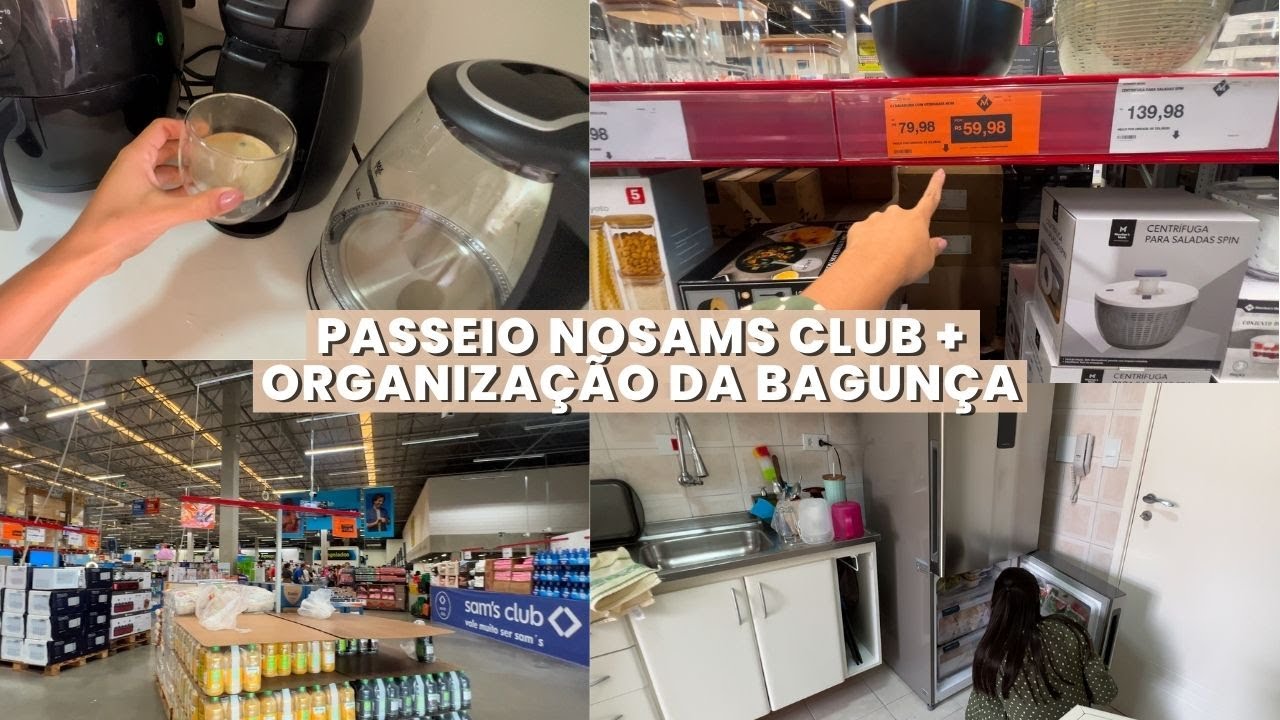 Passeio no Sam's Club em família 🛒 | Organizando os remédios + gaveta da bagunça | Compras online!