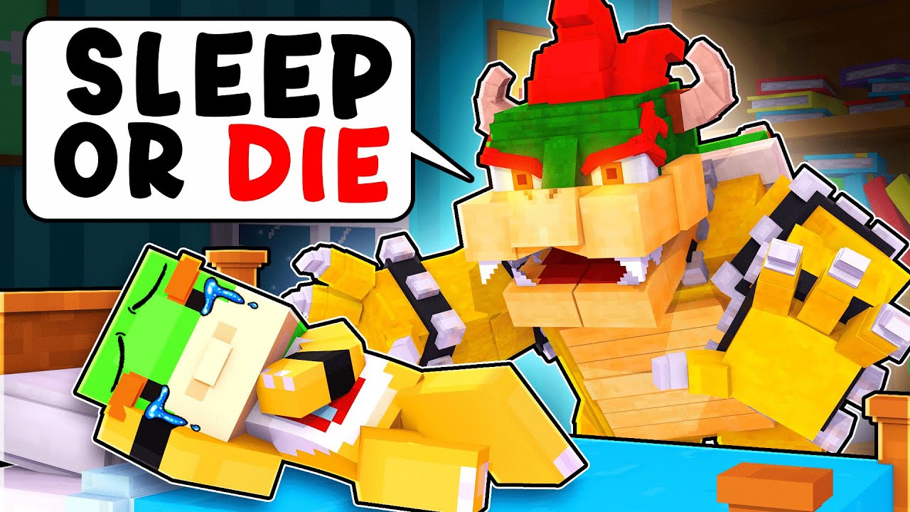 Bowser Becomes a WEIRD STRICT DAD in Minecraft! | Nintendo Fun House [6]