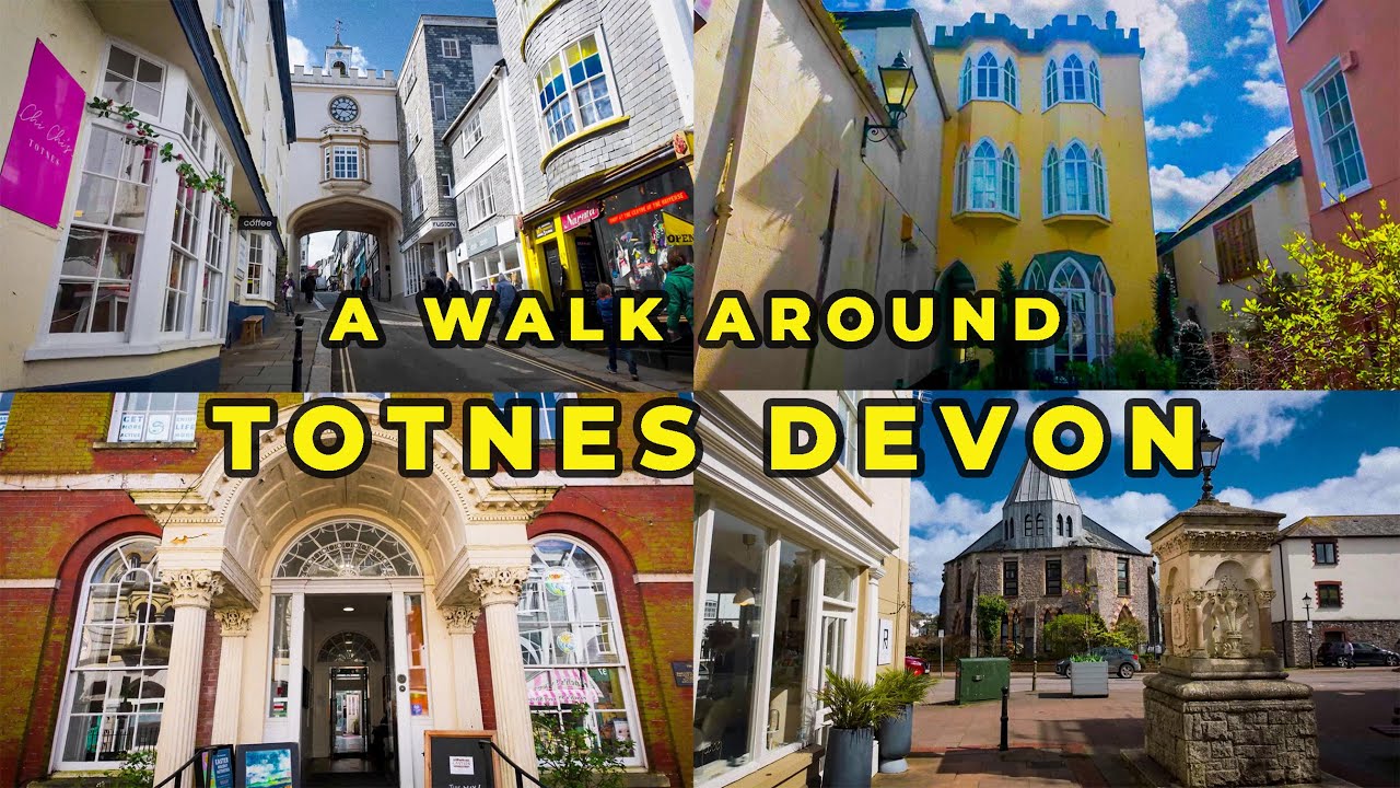 A Walk Around Totnes In Devon