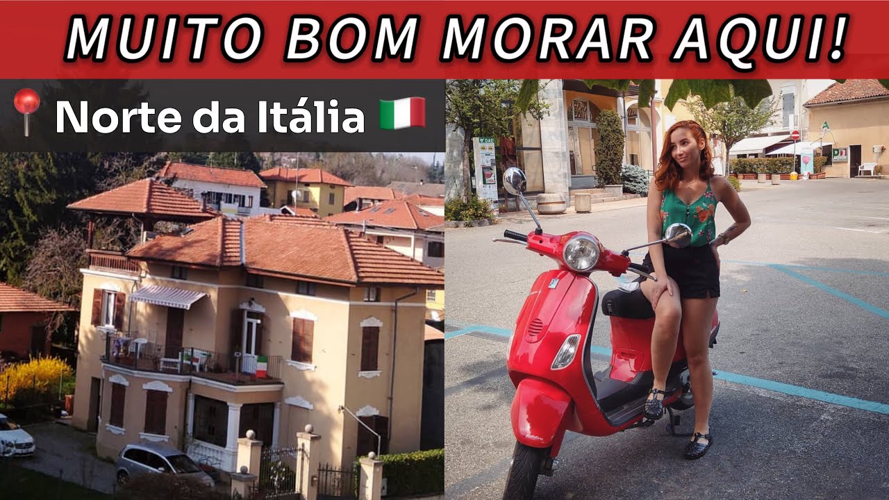 Tour por Cossato - como &eacute; morar no interior da It&aacute;lia