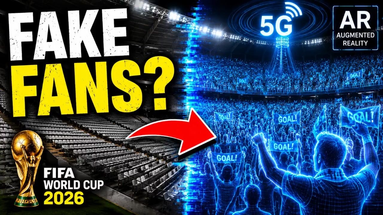 5G Ghost Fans Are Replacing Empty Seats! | The Futuristic AR Tech Changing The World Cup Forever