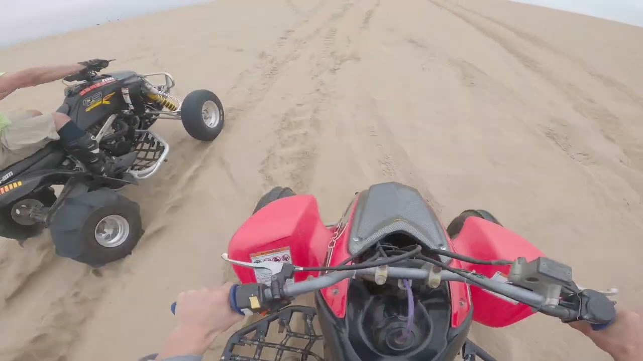 Can am ds450x vs Honda trx450r Pismo dunes