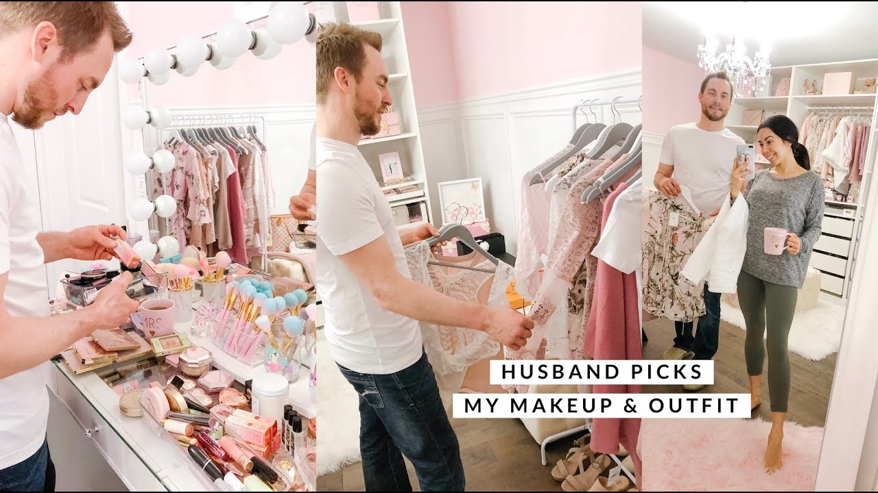 HUSBAND PICKS MY MAKEUP, OUTFIT, HANDBAG AND ACCESSORIES!💯
