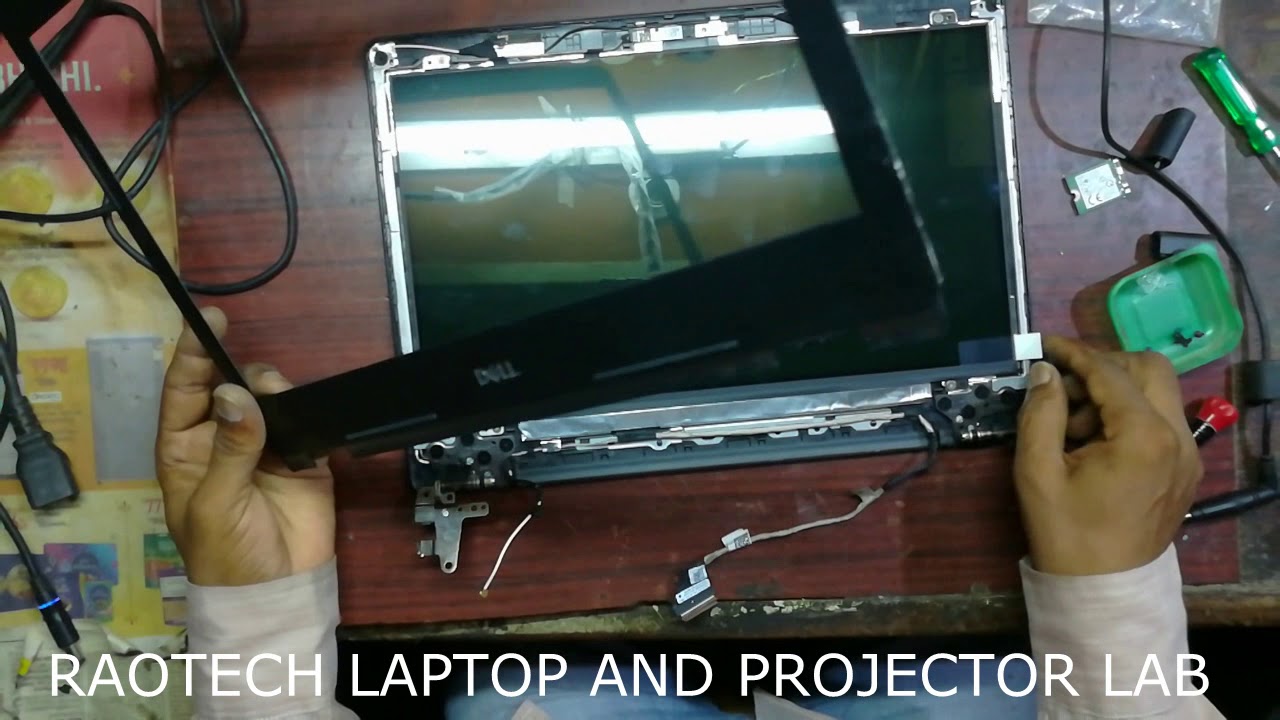 dell latitude 3490 laptop, display broken, changed broken led display, no display, lcd break,