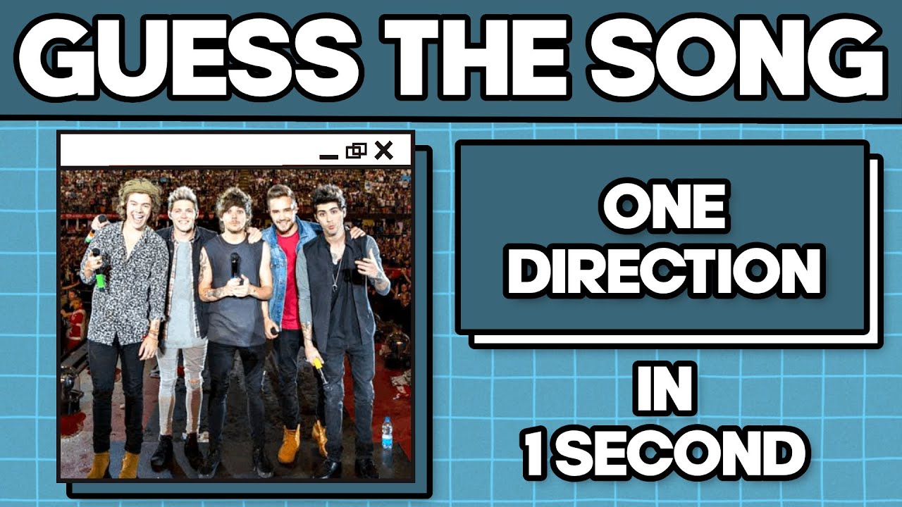 GUESS THE ONE DIRECTION SONG IN 1 SECOND 🎸 🎤 | Music Quiz
