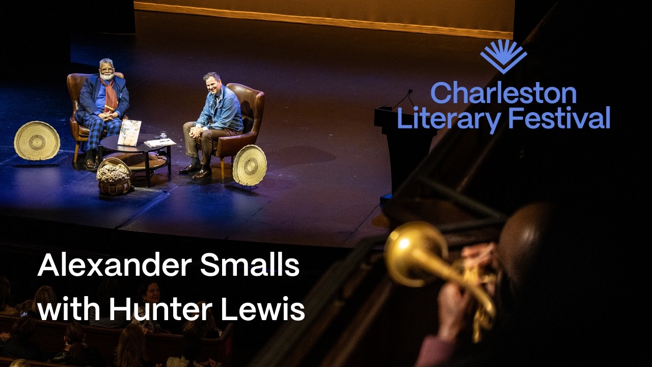 Alexander Smalls with Food & Wine Editor-in-Chief at Charleston Literary Festival 2025