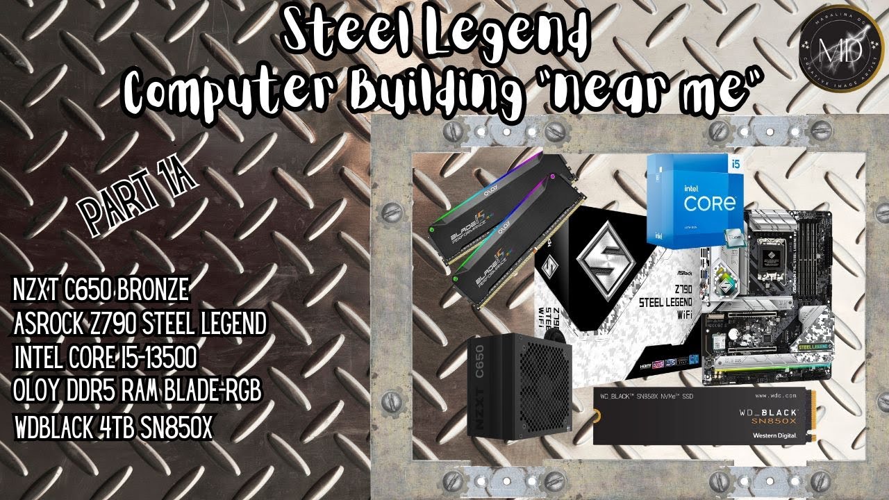 PART 1A - ASRock Steel Legend Z790 Computer Build