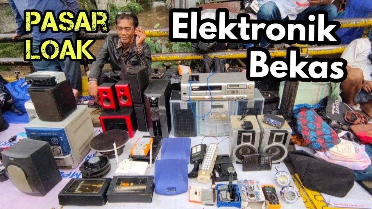 PASAR LOAK JATINEGARA 7 FEB 2026 ‼️ EDISI ELEKTRONIK BEKAS LAPAK PAK DIKA 