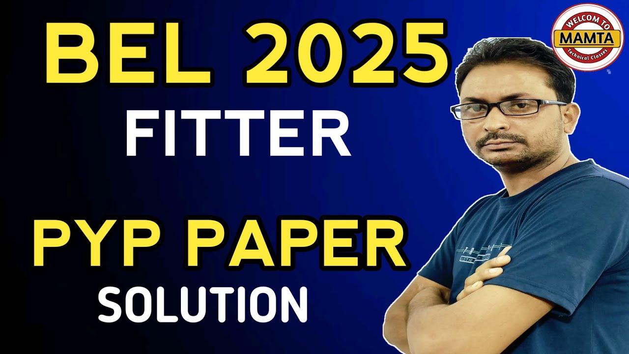 01- BEL previous year question paper / BEL fitter question paper / BEL Recruitment syllabus 2025