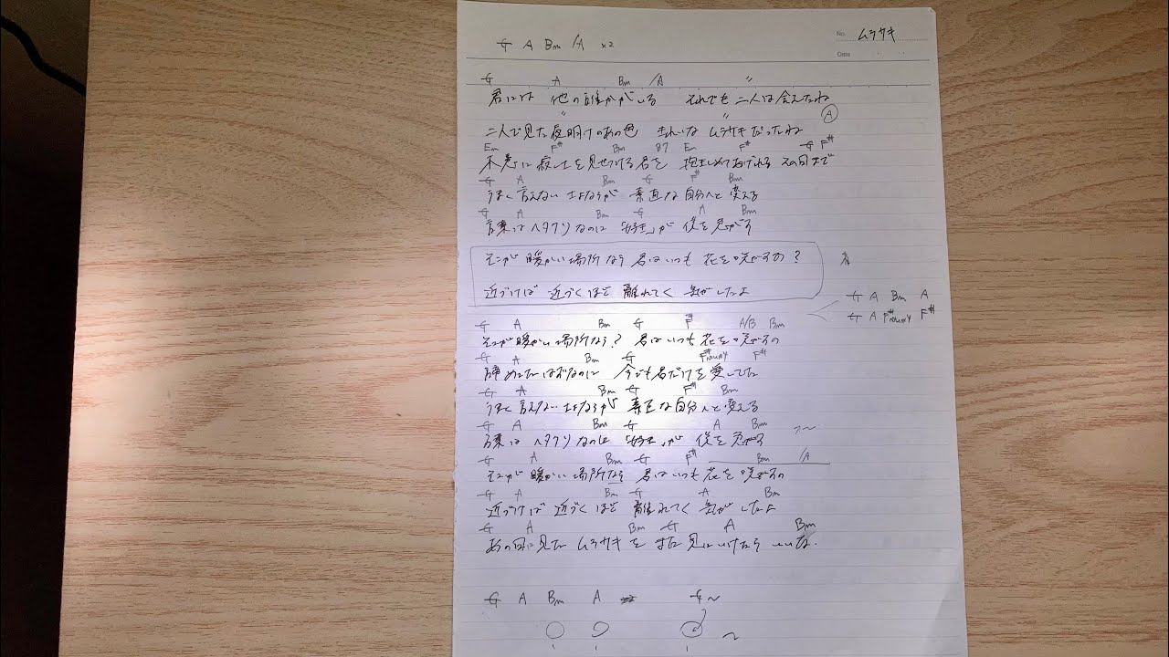ムラサキ/赤西仁【弾き語り】