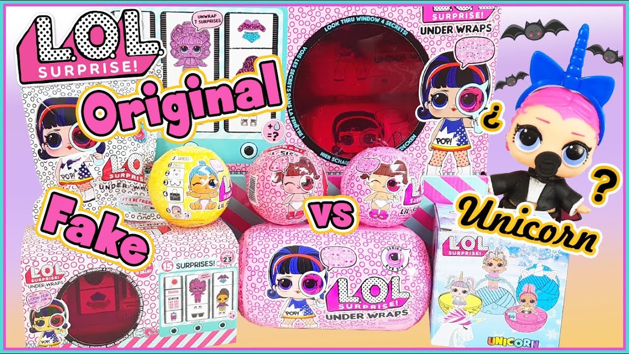 LOL Surprise UNDER WRAPS -  FakE vs OriginaL - Como 