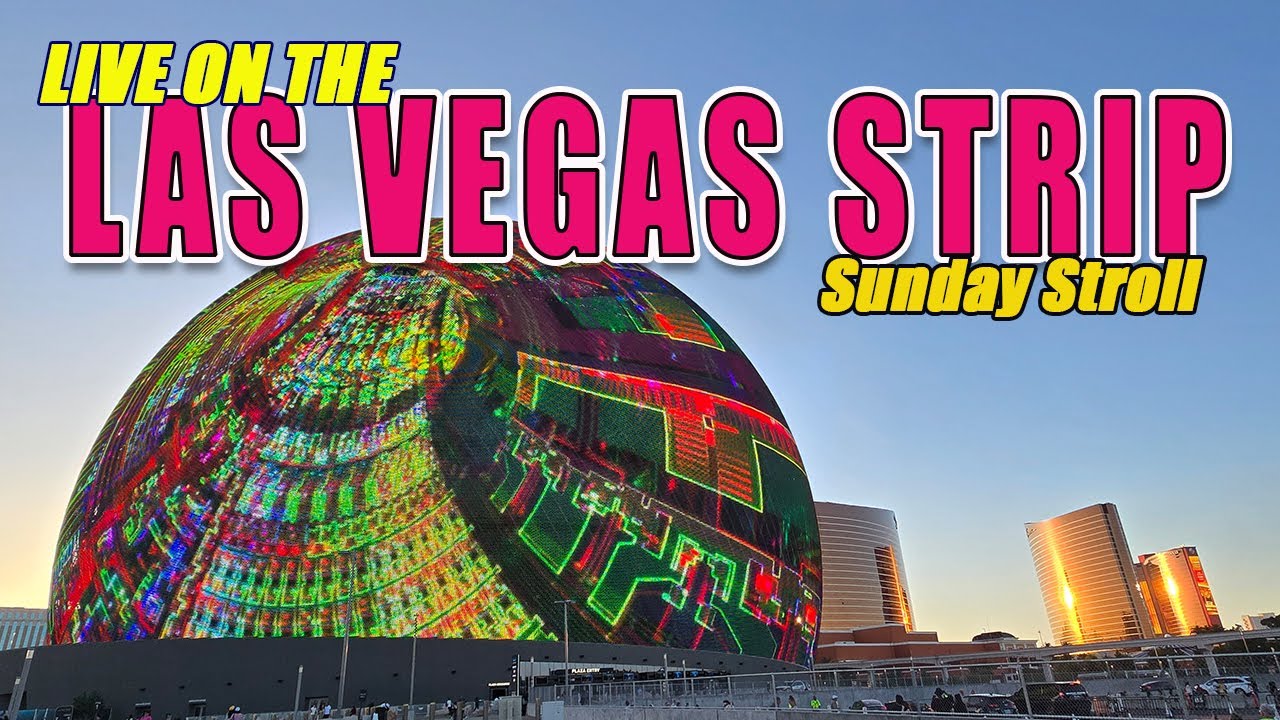 🔮Las Vegas Live Sunday Strip Stroll! 🤗 #live #walking #relaxing #lasvegasstrip