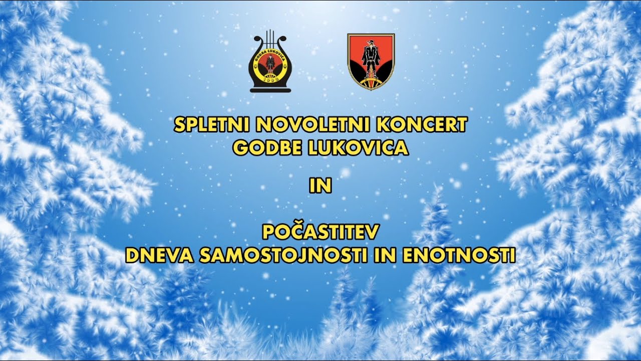 Spletni novoletni koncert Godbe Lukovica