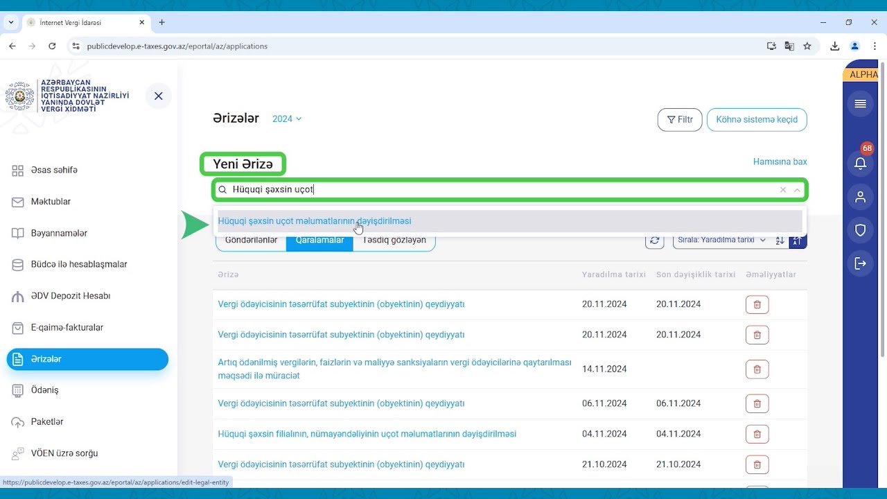 Vergi &ouml;dəyiciləri &uuml;&ccedil;&uuml;n n&ouml;vbəti videotəlimat