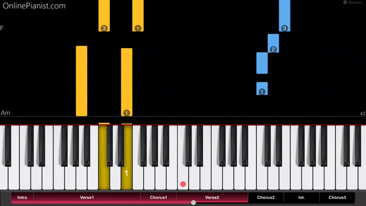 Ed Sheeran - Happier - Easy Piano Tutorial