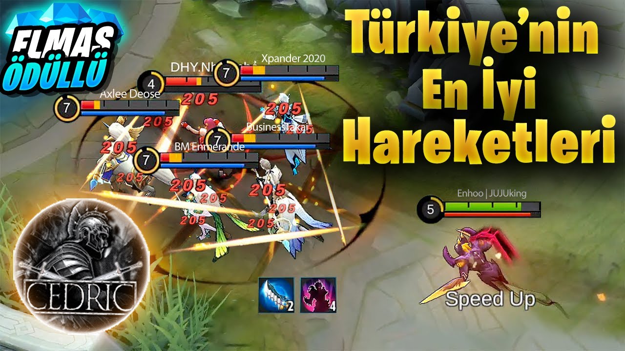 CEDRIC ILE BERABER TÜRKİYENİN EN İYİ HAREKETLERİ | Elmas Ödüllü - Mobile Legends