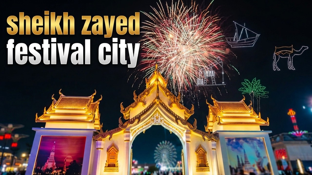 Sheikh Zayed Festival Abu Dhabi | 52nd UAE National Day Celebrations | Drone Show | Fireworks