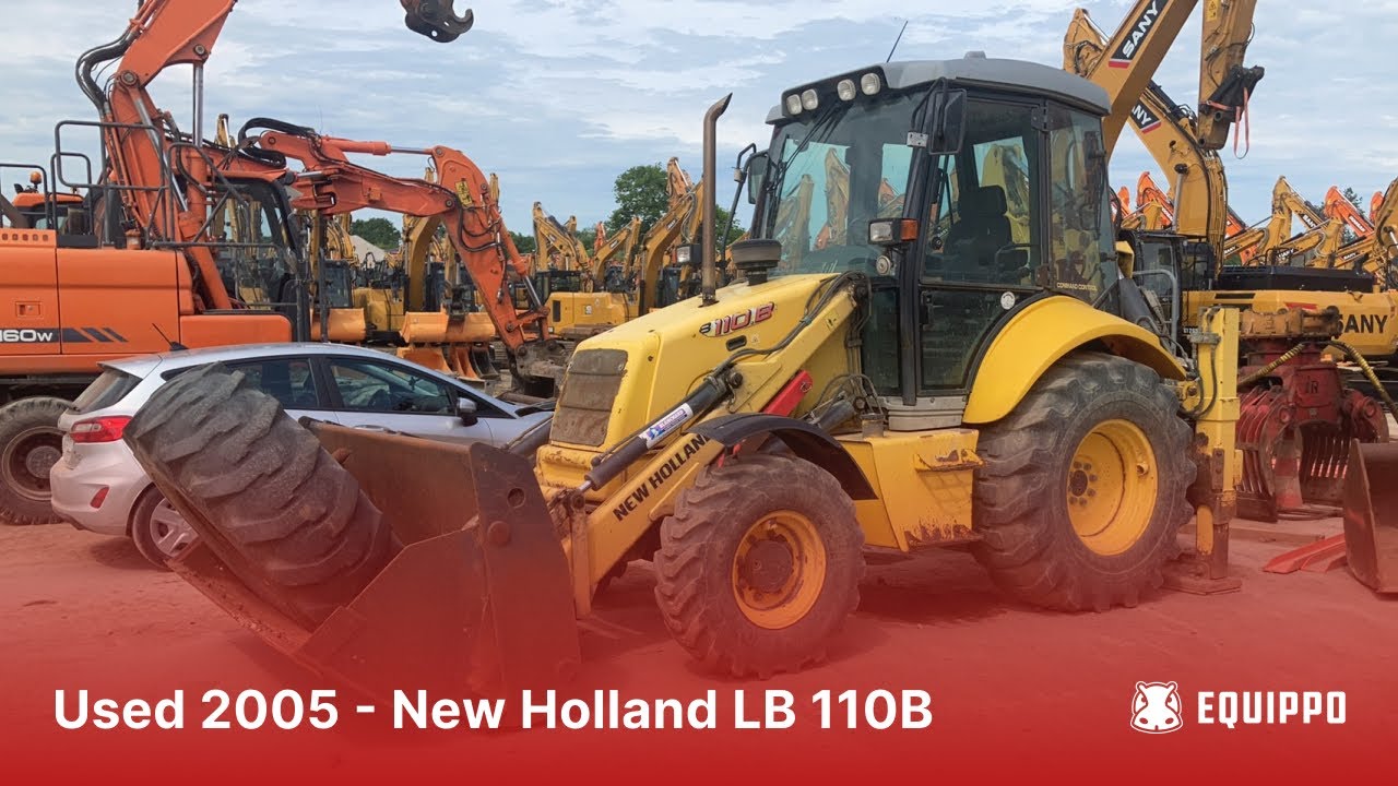 Used New Holland LB 110B | Used Backhoe Loader | equippo.com | Used heavy equipment