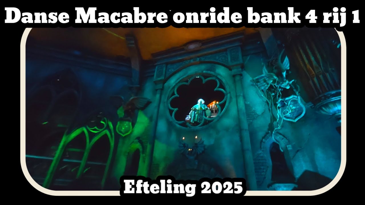 Danse Macabre onride bank 4 rij 1 [Efteling 2025]