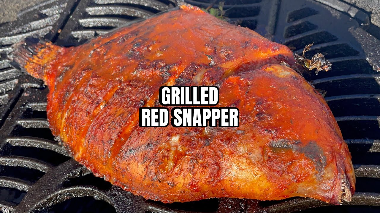 Stop Overthinking Fish! Easy Charcoal Grilled Red Snapper | BBQ Seafood Recipe ￼| SaucyRossyBBQ 