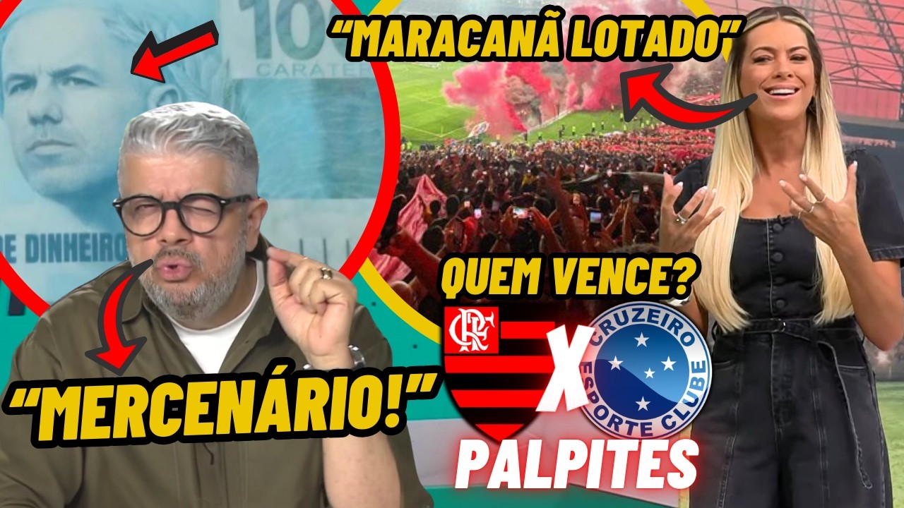 CRUZEIRENSE P#T@! PALPITES FLAMENGO x CRUZEIRO | Reencontro Tite e Gerson com Leonardo Jardim e Fla