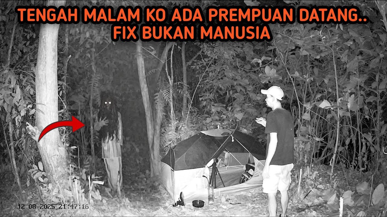HOROR‼️JAM 2 MALAM ,KO ADA PEREMPUAN DATANG ..INI HANTU BUKAN MANUSIA