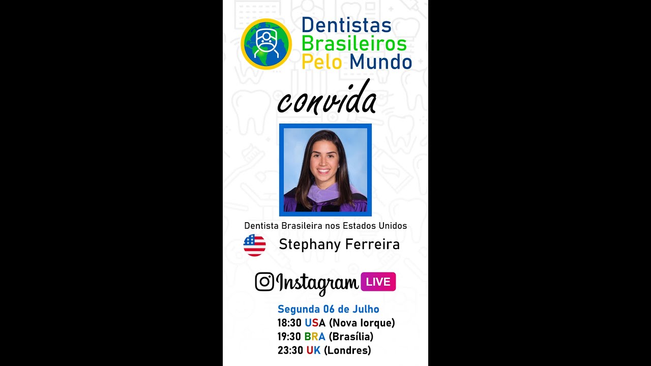 ✨# DENTISTA BRASILEIRA NOS ESTADOS UNIDOS: a trajetória de sucesso de STEPHANY FERREIRA.👨‍🎓