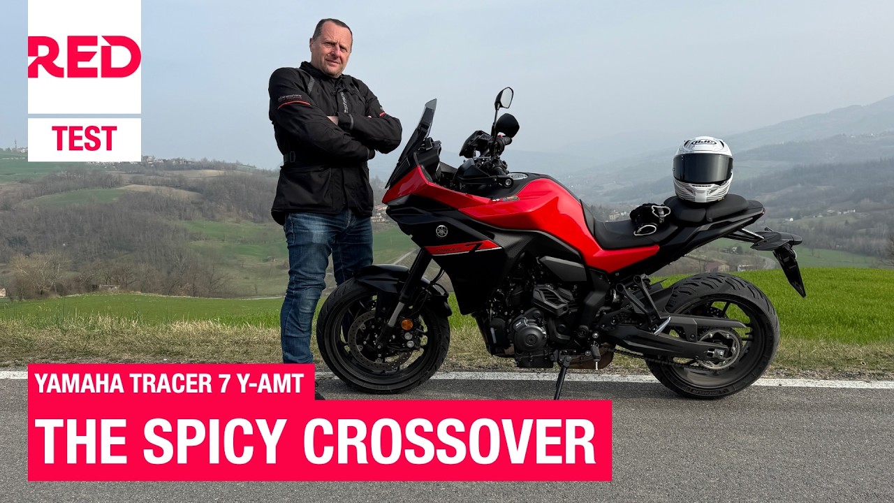 Yamaha Tracer 7 Y-AMT - jazda pr&oacute;bna - jazda nowym crossoverem Yamahy z automatyczną skrzynią bieg&oacute;w