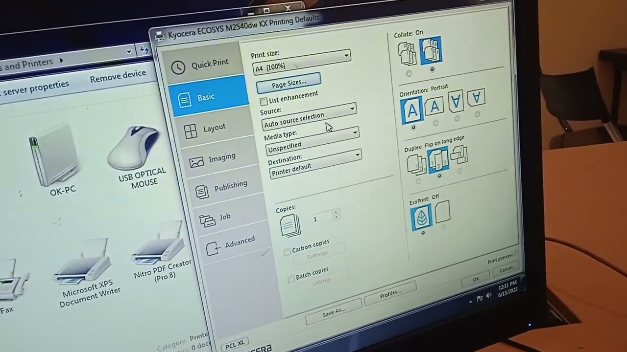 cara instal driver printer mesin kyocera m2540/2040