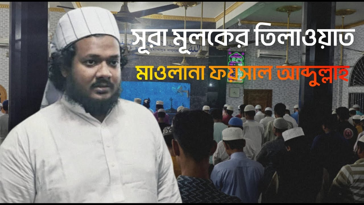 সূরা মূলক | Sura Mulk Tilawat। মাওলানা ফয়সাল আব্দুল্লাহ।