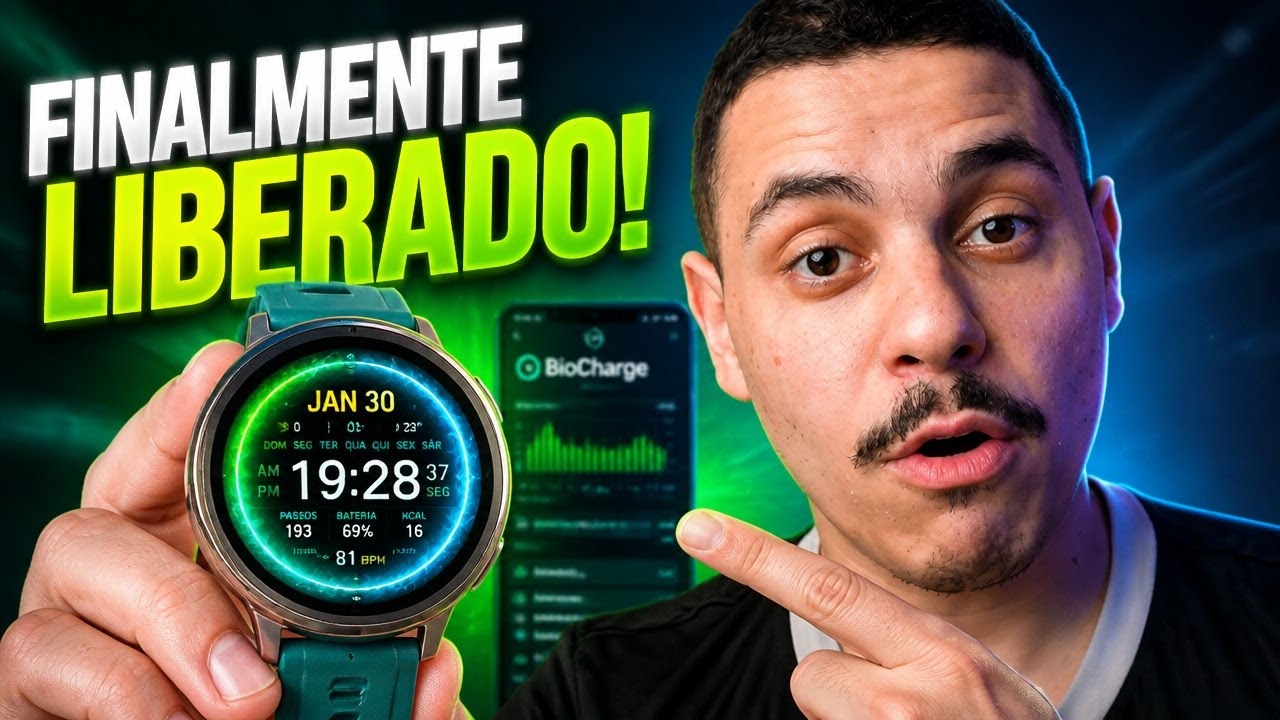 BioCharge finalmente liberado no Amazfit Active 2