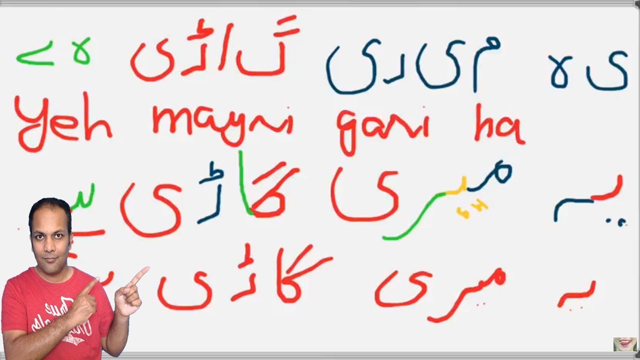 How to write in Urdu | Learn Urdu writing through Hindi | Urdu writing for beginners