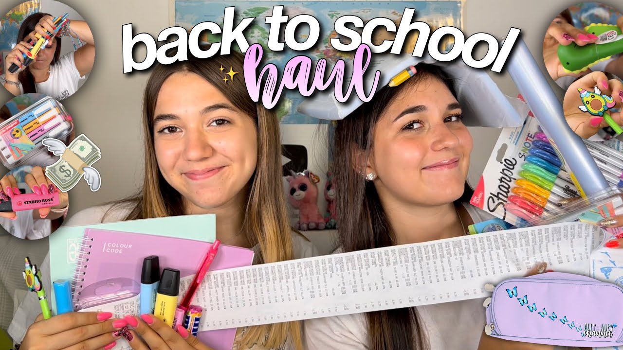 BACK TO SCHOOL SUPPLIES HAUL GIUSTACCHINI + ALLY&AURY back to school 📝🛍