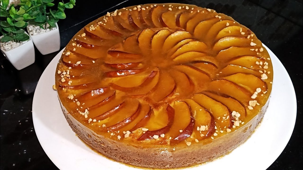 جيبي السميدة و التفاح و فلان كراميل بسرعة و دخلي نوريك الوصفة اللذييذة المنعشة اللي غانحضرو بهم 👍👍