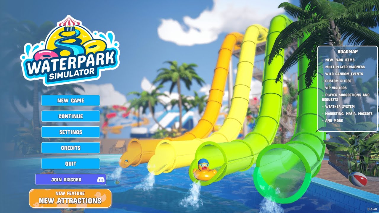 [LIVE] DAY 6: semoga bisa bintang 4 - waterpark simulator