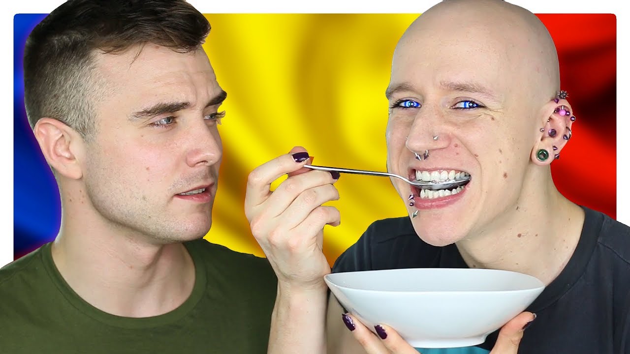 Brits Try Romanian Candy & Snacks (ft. Calum McSwiggan) | Roly